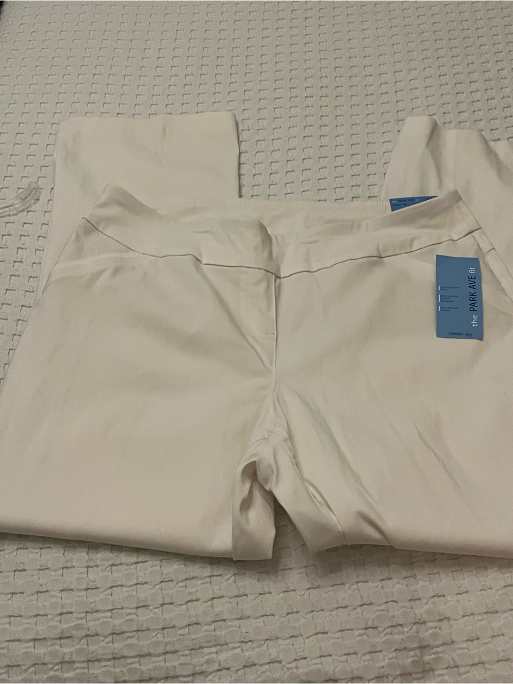 White Women’s Pants — Sleek Stretch Fit